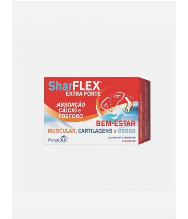 Sharflex Extra Forte - 40 Ampolas - Phytogold